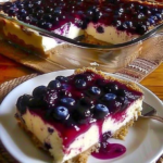 Keto Blueberry Cheesecake Bars