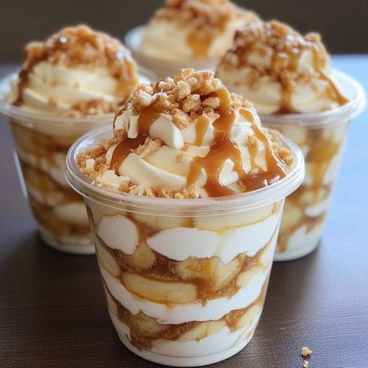 Weight Watchers-Friendly Caramel Banana Pudding Cups