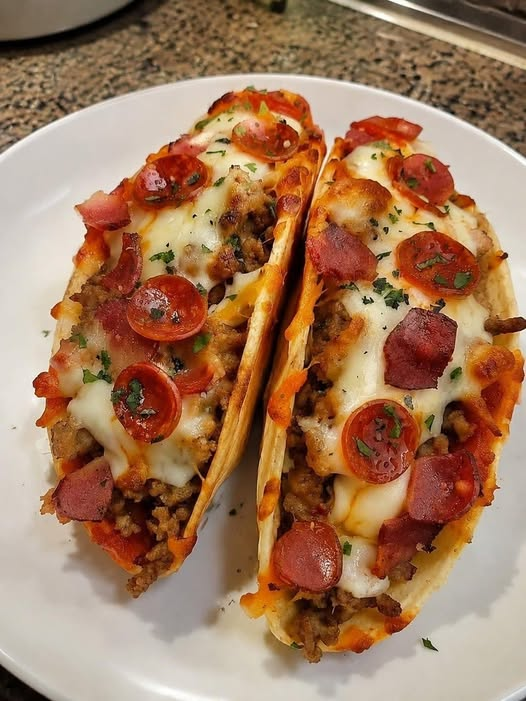 Weight Watchers Friendly Pizza Tacos