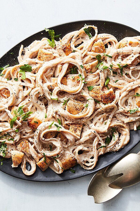 Weight Watchers One-Pot Skinny Chicken Alfredo Pasta