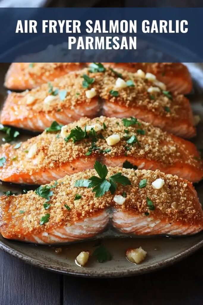 Weight Watchers Garlic Parmesan Air Fryer Salmon