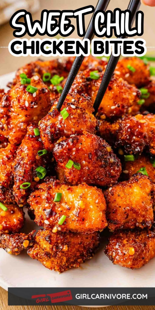 Air Fryer Sweet Chili Chicken Bites