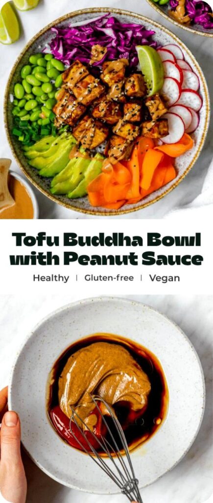 Vegan Buddha Bowl with Peanut Lime Dressing