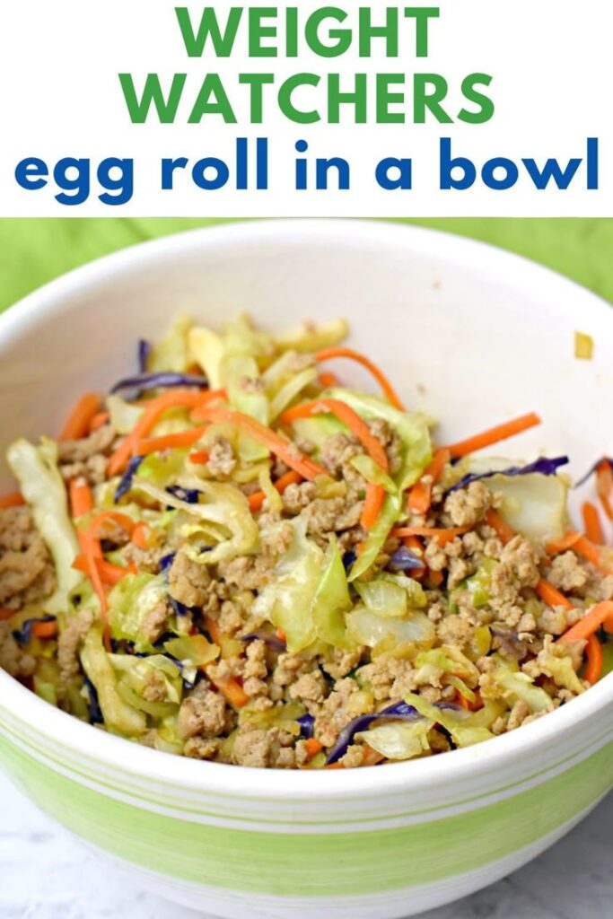 Weight Watchers Egg Roll in a Bowl