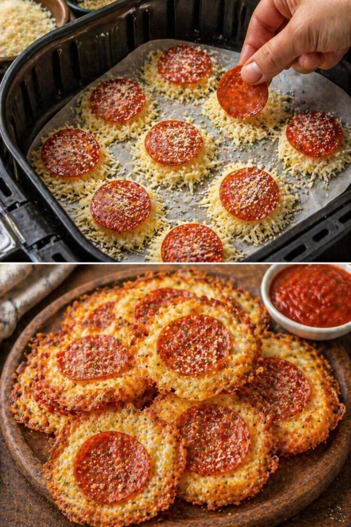 Zero Carb Pepperoni Crisps
