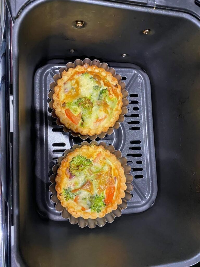 Air Fryer Crustless Quiche (High-Protein, Low-Carb Breakfast Made Easy)
