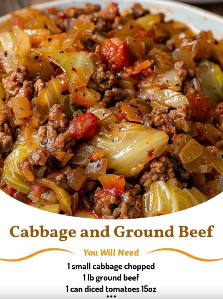 Cabbage and Ground Beef (Easy High-Protein One-Pan Dinner)