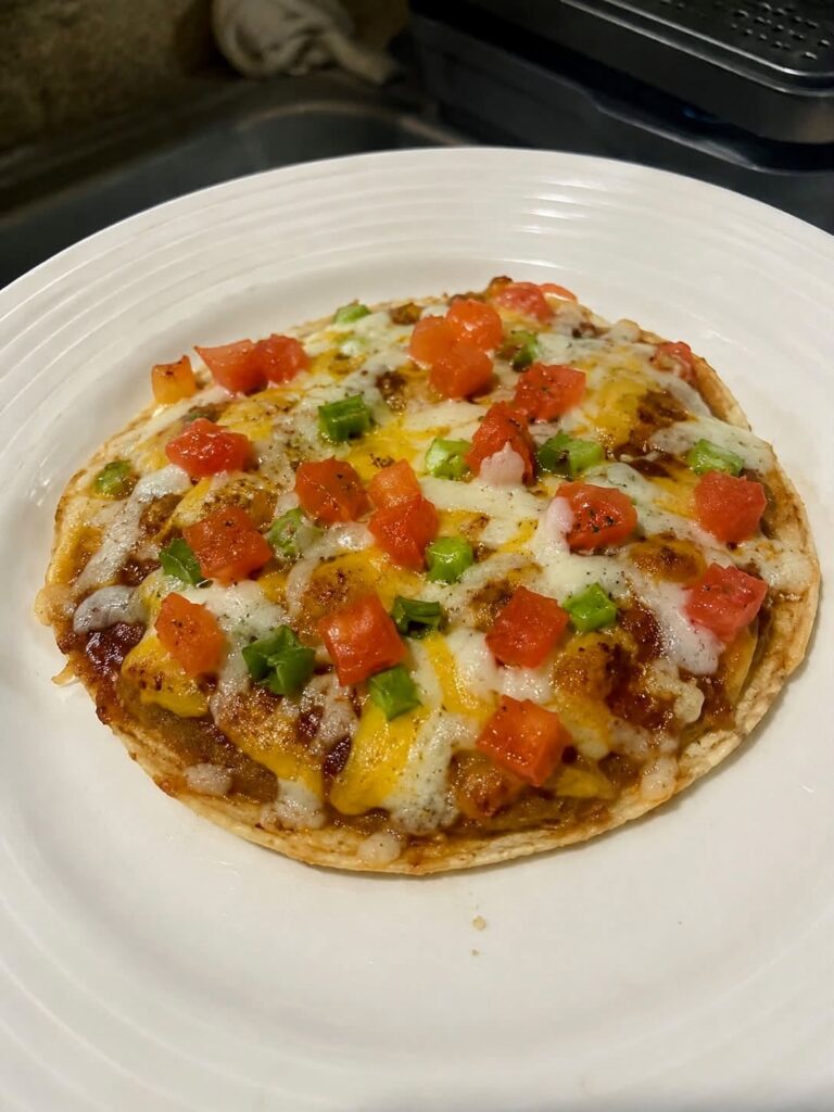Homemade Taco Bell–Style Mexican Pizza (High-Protein, Crispy & Easy)