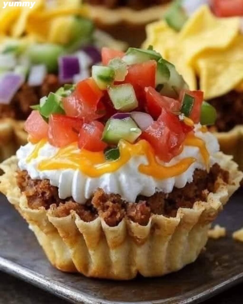 Yummy Taco Cupcakes