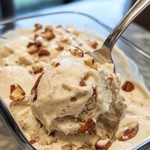 Low Point, Low-Carb & High-Protein Butter Pecan Ice Cream