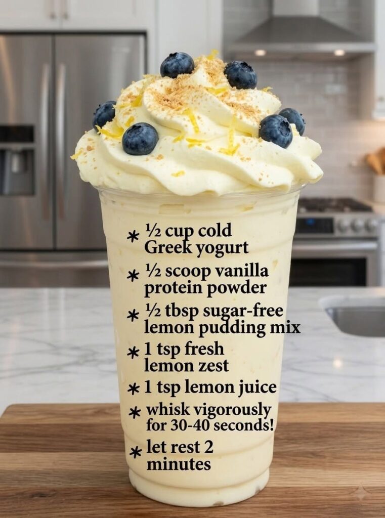 Lemon Vanilla Protein Cloud Whip