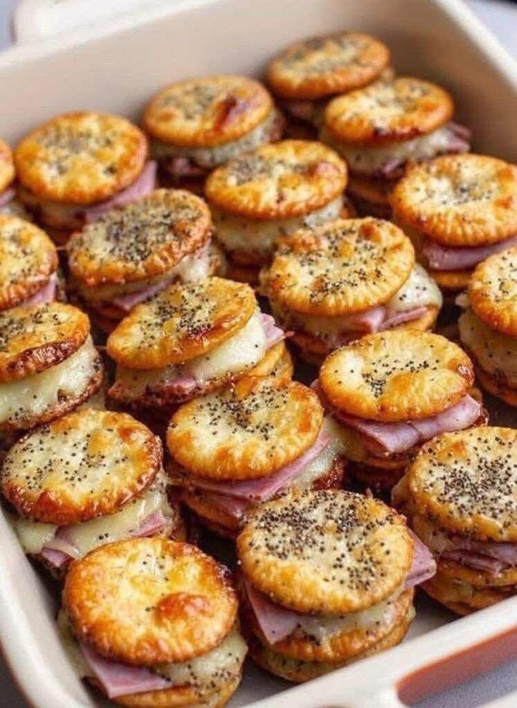WW-Friendly Ritz Cracker Party Sandwiches