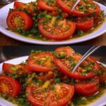 Fresh Marinated Tomato Salad