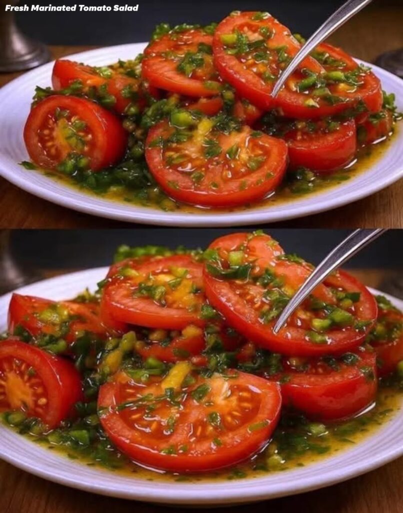 Fresh Marinated Tomato Salad