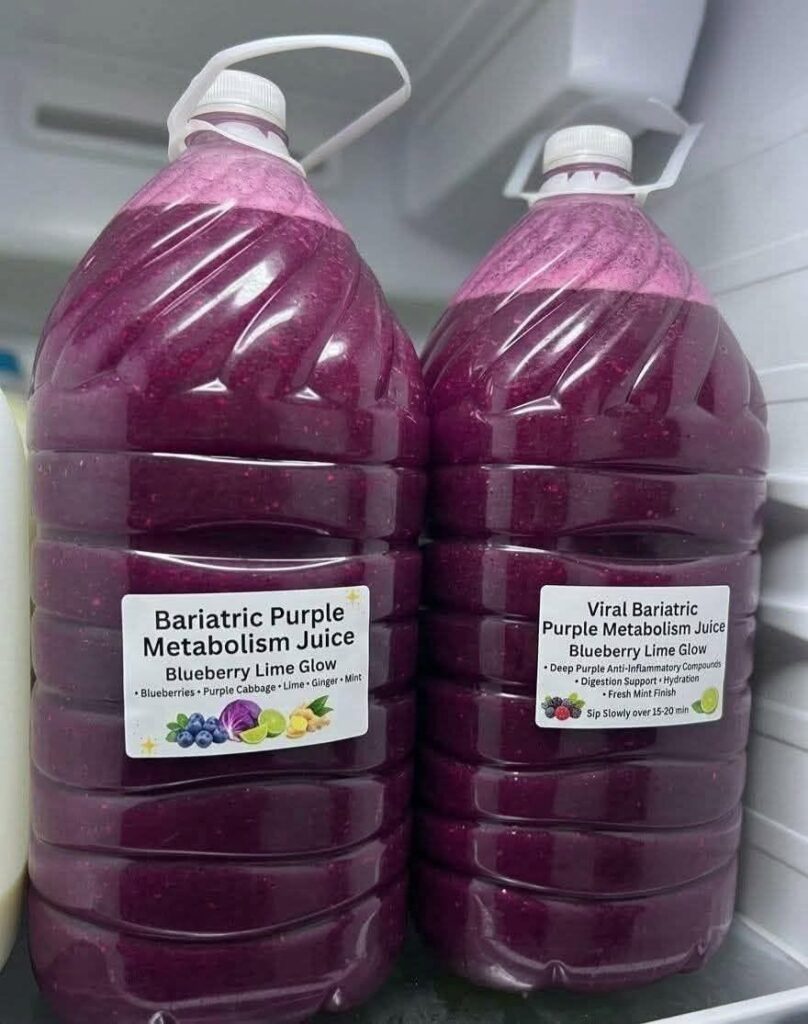 Bariatric Purple Metabolism Juice (Blueberry Lime Glow) – High-Protein Hydration Drink