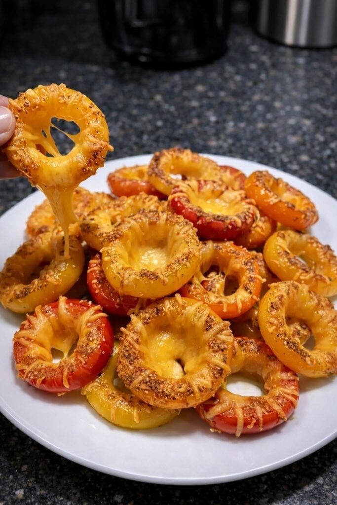 Cheesy Taco Bell Pepper Crunch Rings