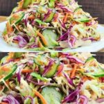 🥗 Crisp Cabbage & Cucumber Salad (Keto)