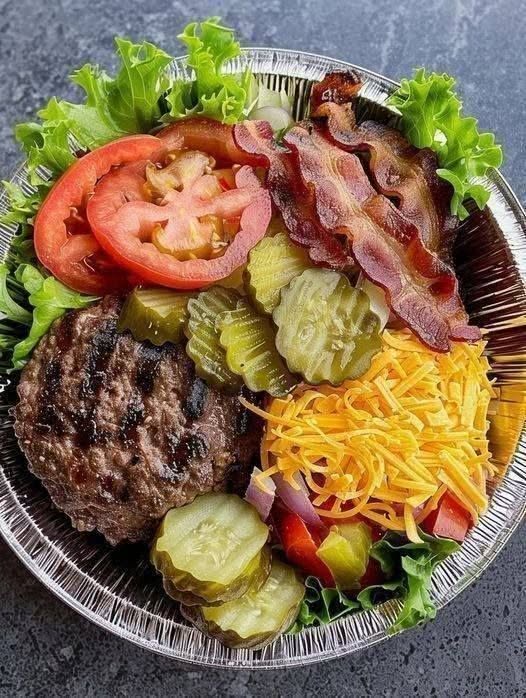 🍔 High Protein Burger Bowl (No Bun!) (Low-Carb + Muscle-Fueling Favorite)