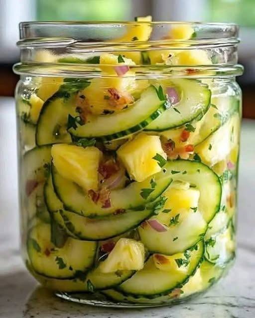 Pineapple Cucumber Salad (Diabetic-Friendly)