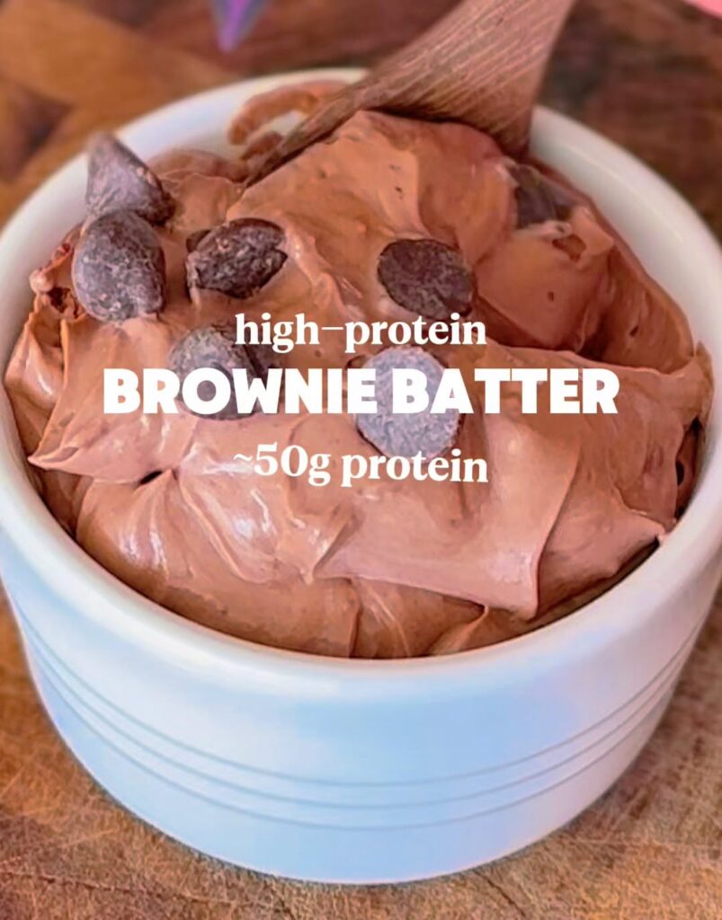 High-Protein Brownie Batter 🍫 50g PROTEIN