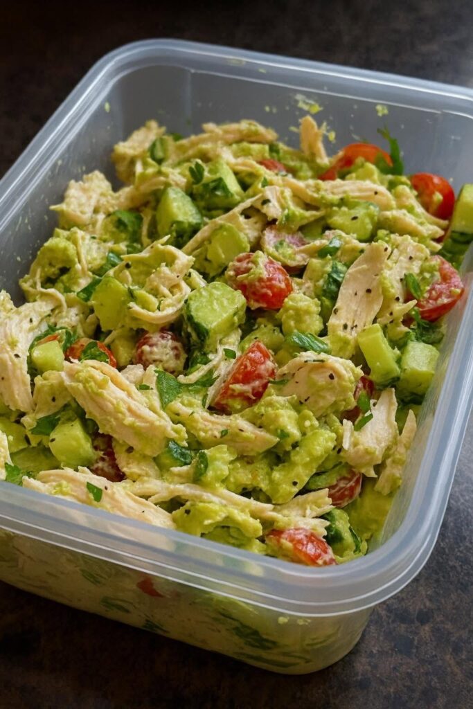 π₯ Bariatric-Friendly Avocado Chicken Salad π₯