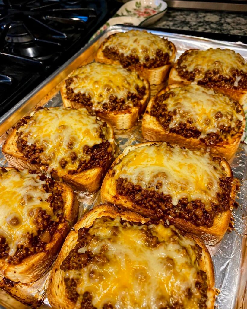 Texas Toast Sloppy Joes (Comfort Food)