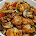 Easy Healthy Black Pepper Chicken & Mushroom Skillet – Quick Dinner Idea