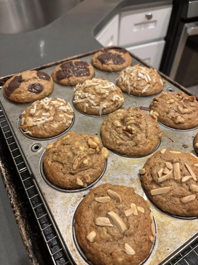 High-Protein Greek Yogurt Banana Muffins