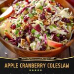 🥗🍎 Apple Cranberry Coleslaw