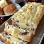 🍞 Cranberry Cream Cheese Loaf (Moist + Festive + Creamy Holiday Bake)
