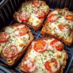 Air Fryer Cheesy Tomato Toast (Quick & Comforting)