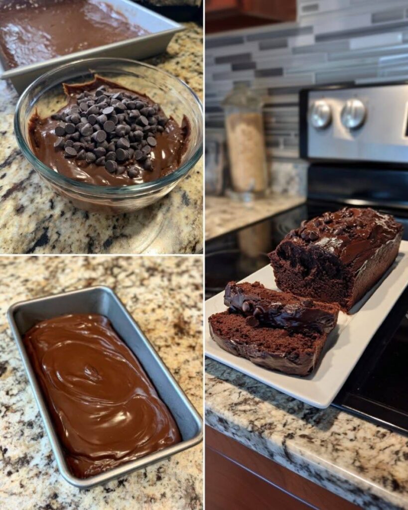 Triple Fudge Keto Chocolate Loaf