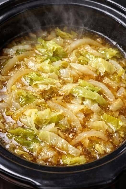 Hearty Homemade Cabbage Soup