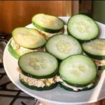 🥒 Cucumber Salad Sandwich Boats (No-Bread Cucumber Bun)