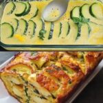 Zucchini Bake with Cheese and Potatoes