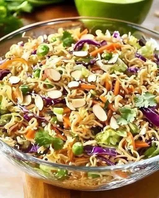 🥗 Crunchy Asian Ramen Noodle Salad