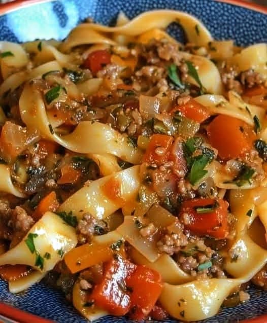 Crock Pot Drunken Noodles