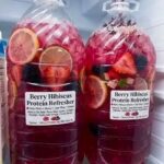 High-Protein Berry Hibiscus Refresher (Low-Carb Summer Drink)
