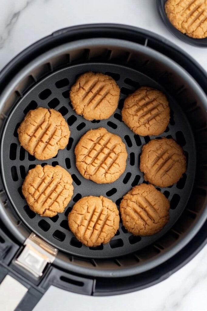 Air Fryer Peanut Butter Cookies (Soft, Chewy & Easy 10-Minute Recipe)