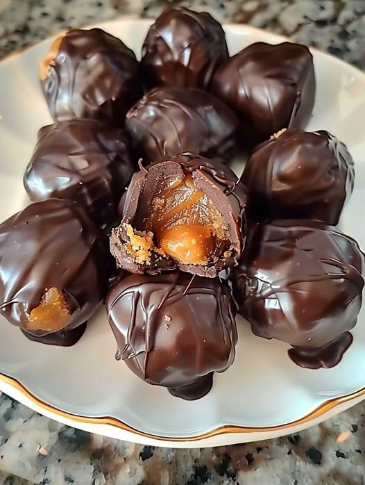 Vegan Peanut Butter Stuffed Dates