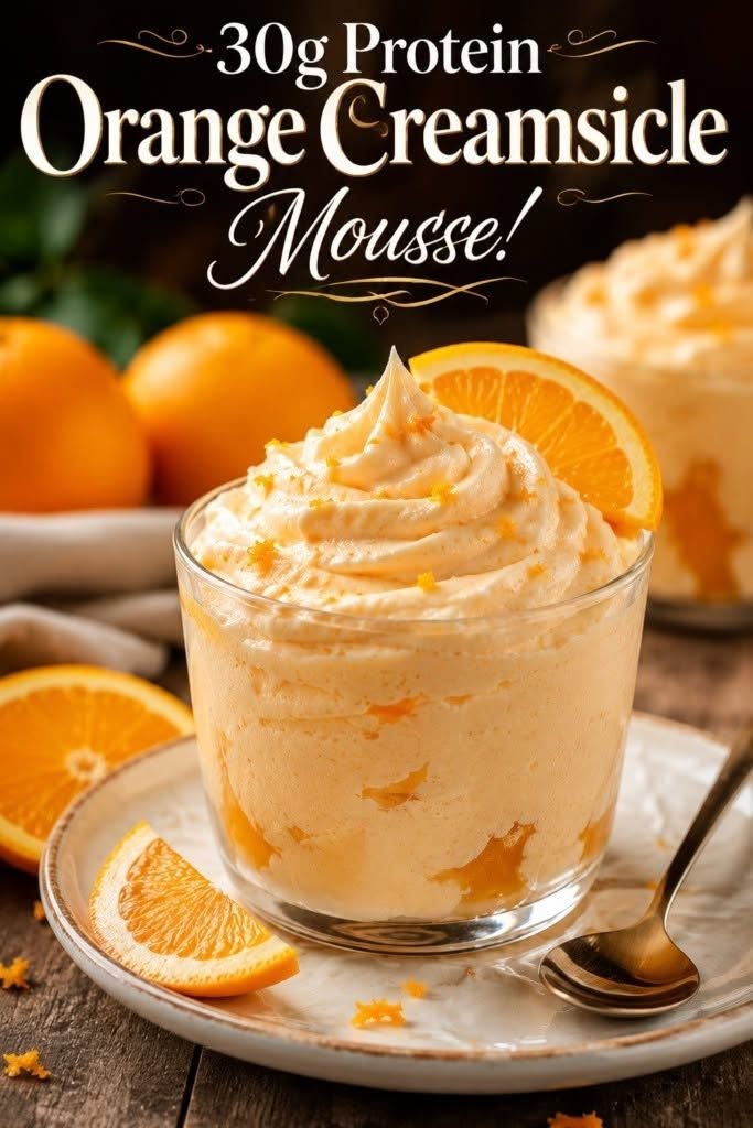 30g Protein Orange Creamsicle Mousse