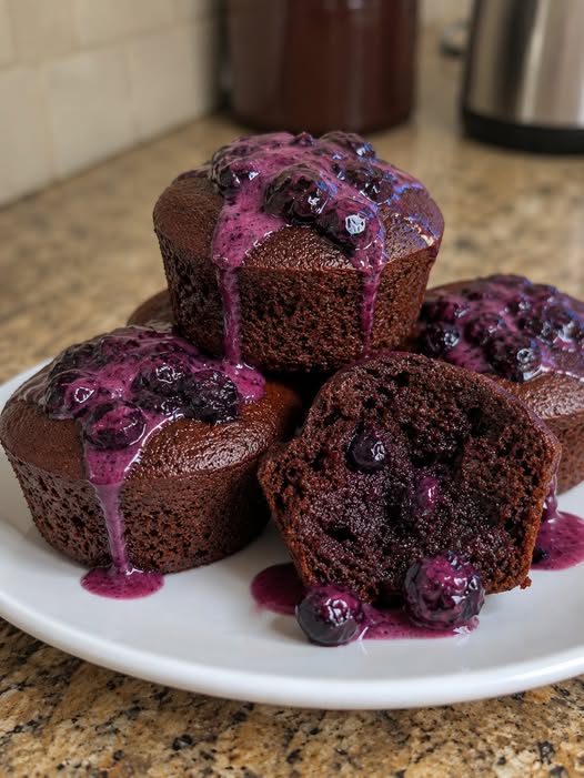 Chocolate Blueberry Muffins