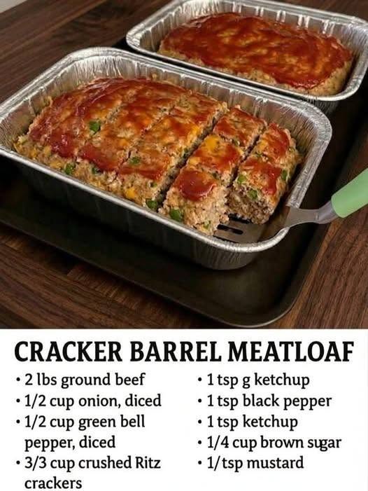 Cracker Barrel-Style Meatloaf