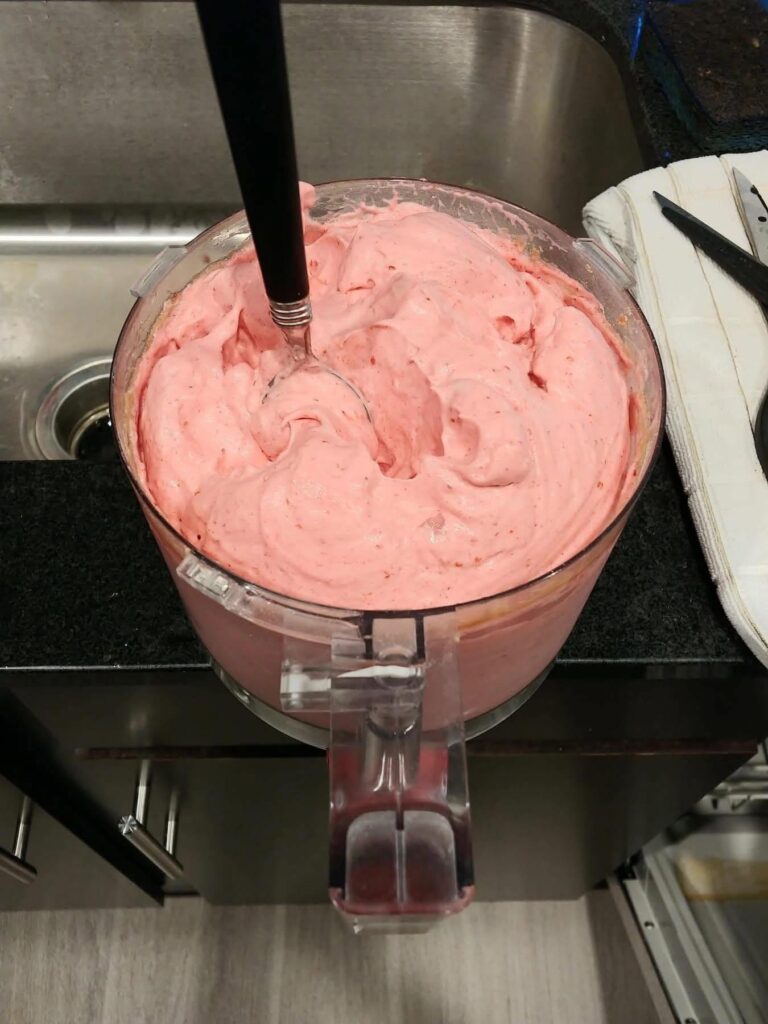 0-Point Strawberry Fluff Ice-Cream