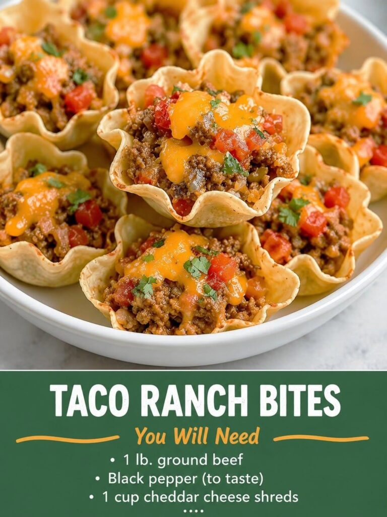 Taco Ranch Bites