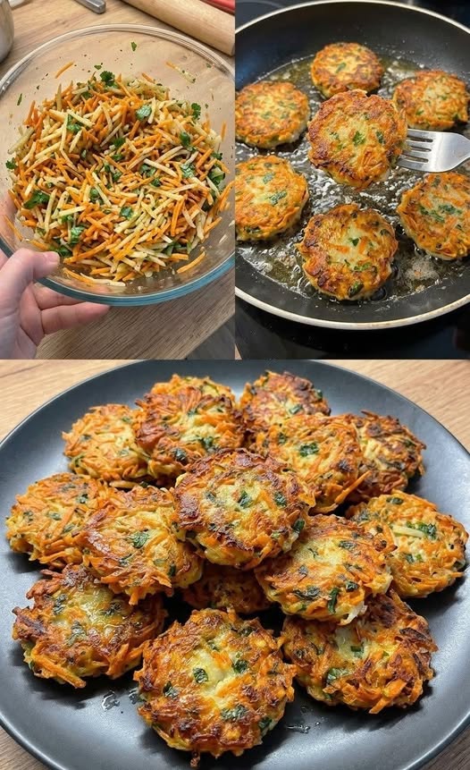 Vegan Potato & Carrot Patties π₯π₯π±