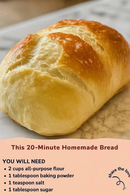 20-Minute Homemade Vegan Bread