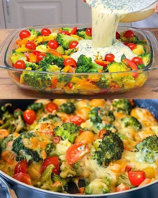 Loaded Broccoli & Vegetable Bake