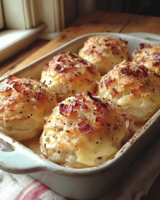 Cheese and Bacon Butter Bath Scones