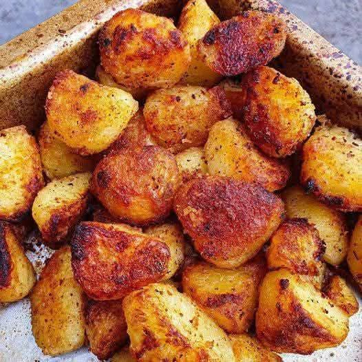 Air fryer herb-roasted baby potatoes